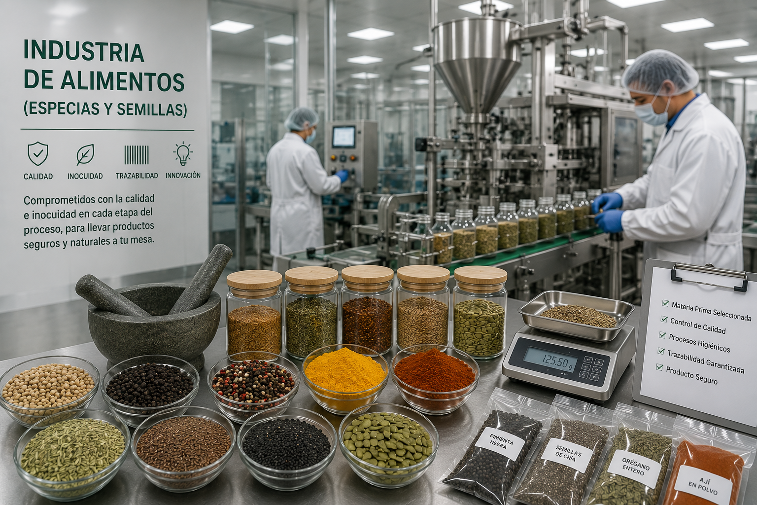 Industria de Alimentos (Especias y Semillas)